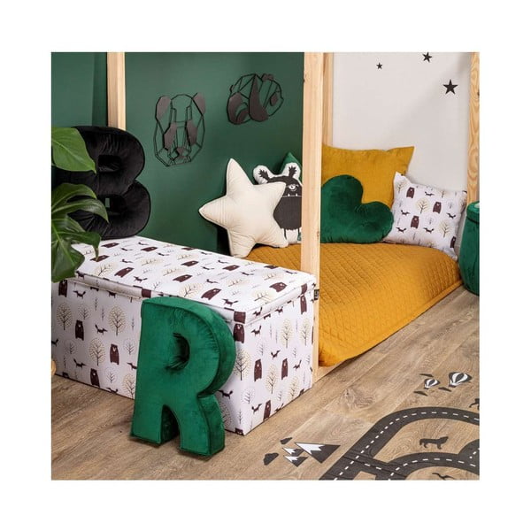 Prešívaná detská posteľná prikrývka 160x100 cm Posh Velvet - Yellow Tipi-image-4