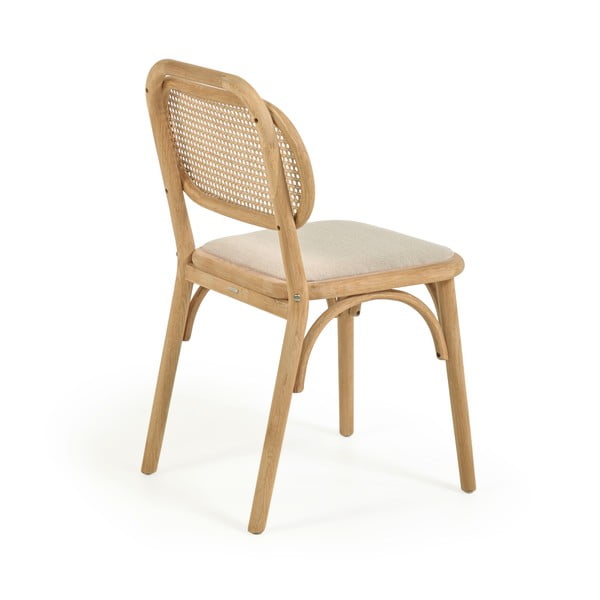 Jedálenská stolička z dubového dreva v prírodnej farbe Doriane – Kave Home-image-3