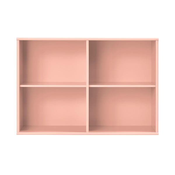 Ružová závesná knižnica 89x61x32,5 cm Mistral – Hammel Furniture