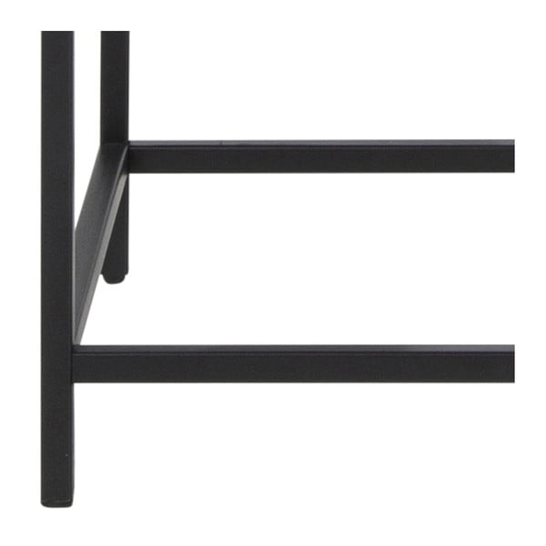 Čierna vitrína s policami v dubovom dekore Actona Seaford-image-2