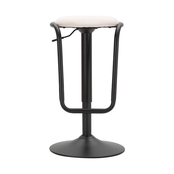 Biela/čierna čalúnená barová stolička s nastaviteľnou výškou (výška sedadla 61 cm) Destiny – Mauro Ferretti-image-2