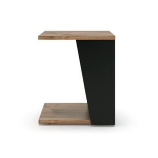 Konferenčný stolík s doskou v dekore orechového dreva 40x40 cm Albi - TemaHome
