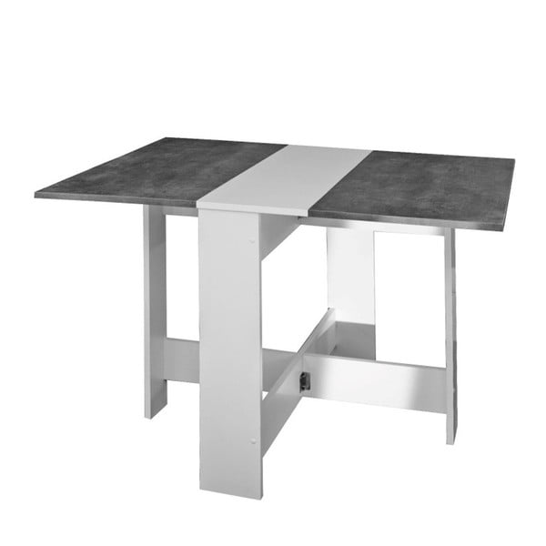 Sivo-biely rozkladací stôl 13Casa Trick
