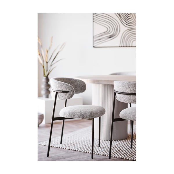 Jedálenský stôl s doskou v dekore jaseňového dreva 100x220 cm Solva – House Nordic-image-3