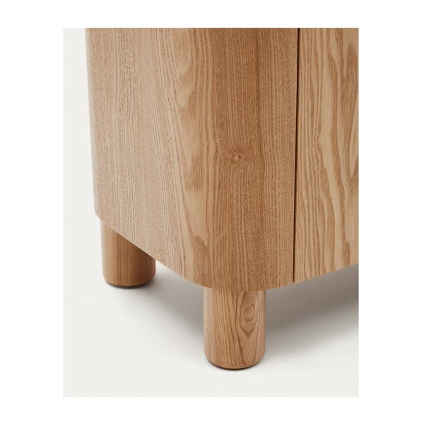 TV stolík v dekore jaseňa v prírodnej farbe 200x52x40 cm Salaya – Kave Home-image-4