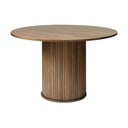 Okrúhly jedálenský stôl v dekore duba ø 120 cm Nola – Unique Furniture