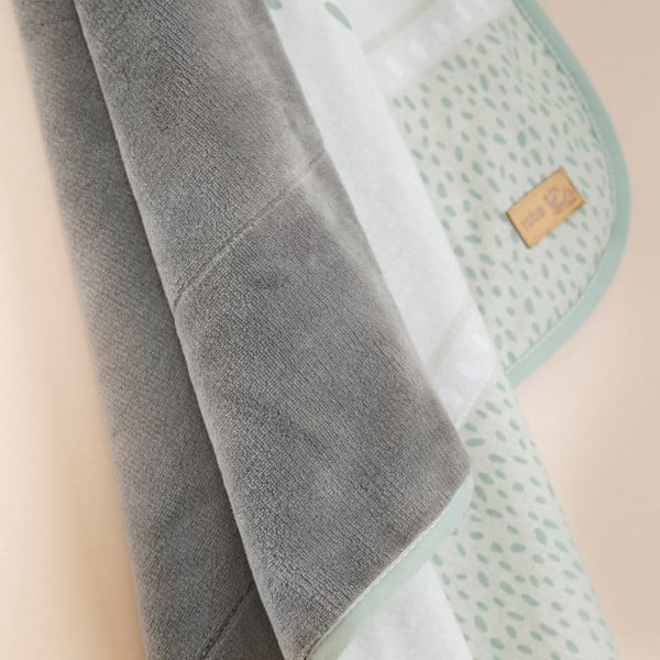 Svetlozelená detská deka z mikroplyšu 80x80 cm Woodland Buddies – Roba-image-3