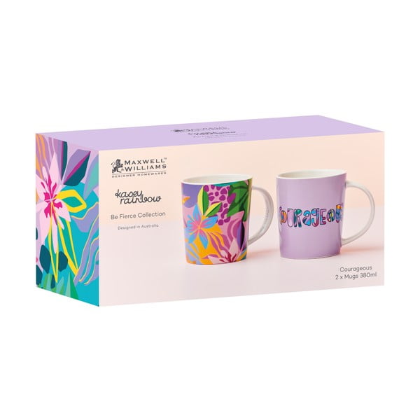 Porcelánové hrnčeky v súprave 2 ks 380 ml Be Fierce – Maxwell & Williams-image-2