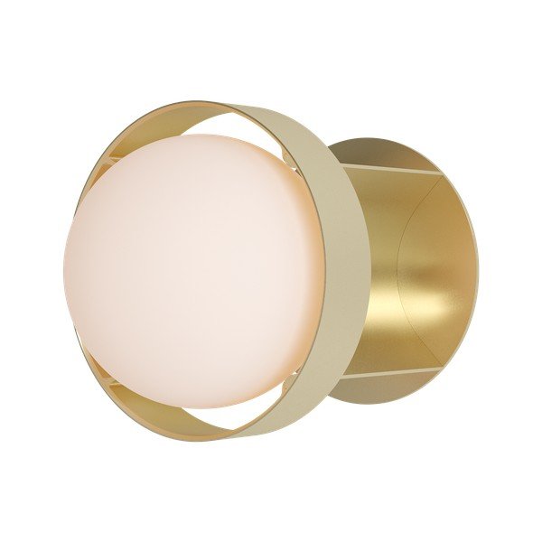 Stmievateľné nástenné svietidlo v zlatej farbe Loop – tala