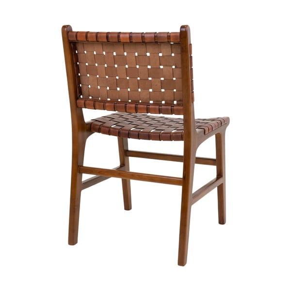 Hnedé jedálenské stoličky z teakového dreva v súprave 2 ks Perugia – House Nordic-image-4