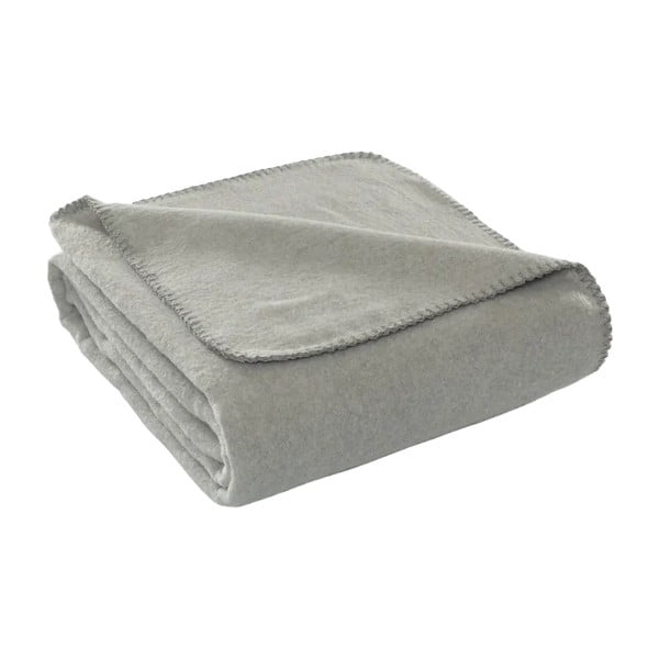 Sivá fleecová deka 130x170 cm Brighton – Mijolnir