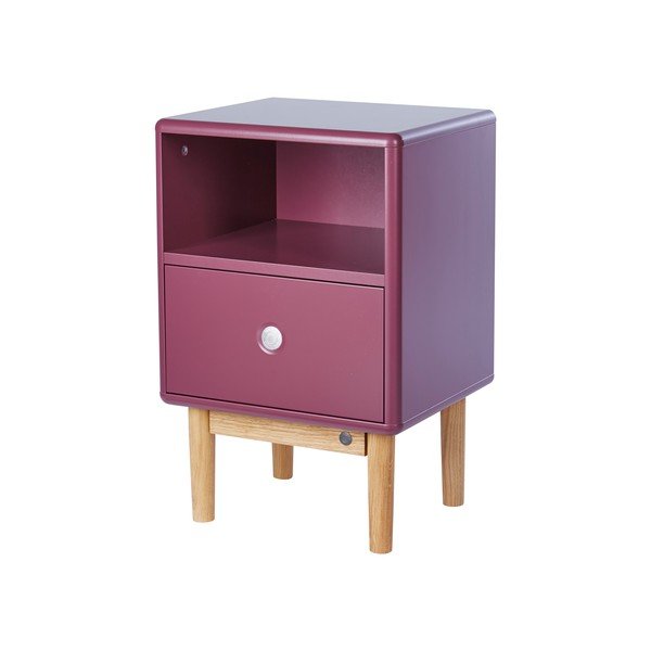 Tmavofialový nočný stolík Color Box – Tom Tailor-image-2