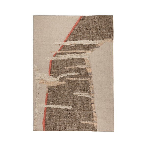 Hnedý/béžový vlnený koberec 160x230 cm Briton – Dutchbone