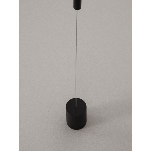 Matne čierna hliníková LED stojacia lampa (výška  300 cm) Elettra – Nova Luce-image-3