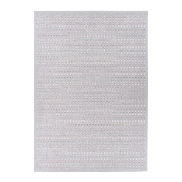 Svetlosivý obojstranný koberec Narma Esna Silver, 80 x 250 cm