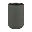 Tmavozelený keramický téglik na zubné kefky Lotus Play – Mette Ditmer Denmark