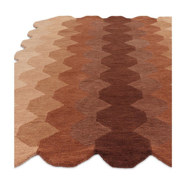 V tehlovej farbe vlnený koberec 160x230 cm Hive – Asiatic Carpets-image-4