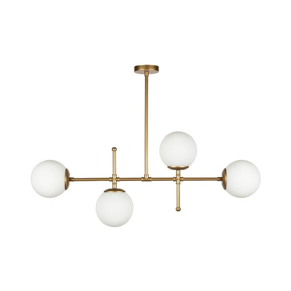 Závesné svietidlo v zlatej farbe Squid Lighting Kruva, výška 57 cm-image-2