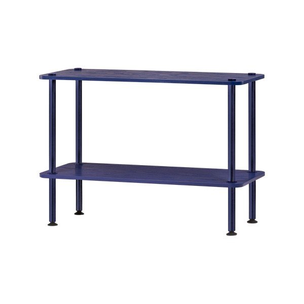 Modrý regál v dekore duba 80x54,5x35 cm Teidi – noo.ma