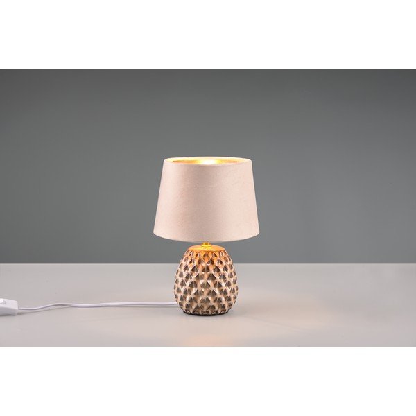 Béžová stolová lampa (výška 27 cm) Ariana - Reality-image-1