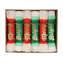 Vianočné crackery v súprave 6 ks Merry & Bright Christmas – Meri Meri