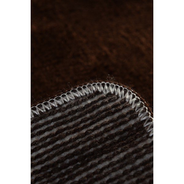 Tmavohnedá kúpeľňová predložka ø 90 cm Havai – Foutastic-image-2