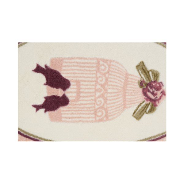 Kúpeľňová predložka Confetti Bathmats Birdcage Pink, 66 x 53 cm-image-2