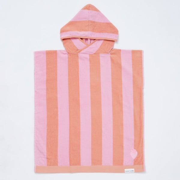 Oranžovo-ružová bavlnená detská osuška 70x70 cm Terry - Sunnylife