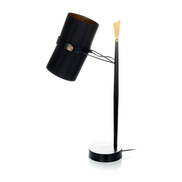 Čierna stolová lampa 360 Living Casper