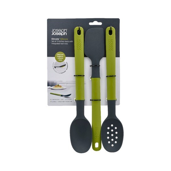 Sivo-zelená sada 3 nástrojov Joseph Joseph Elevate Silicone-image-2