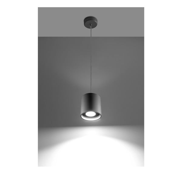 Sivé závesné svietidlo Sollux Roda-image-4