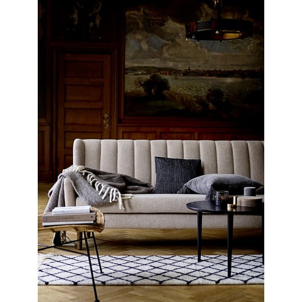 Biely vlnený koberec Bloomingville Geo, 200 x 300 cm-image-2