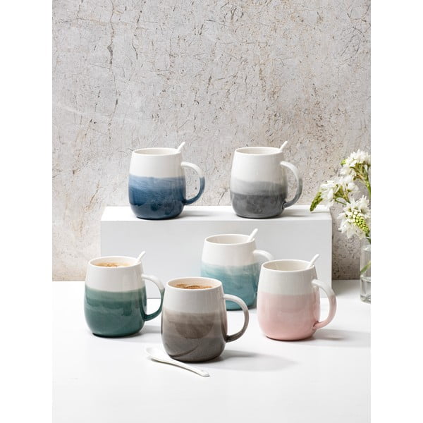 Tyrkysový porcelánový hrnček 380 ml Immerse – Ladelle-image-1