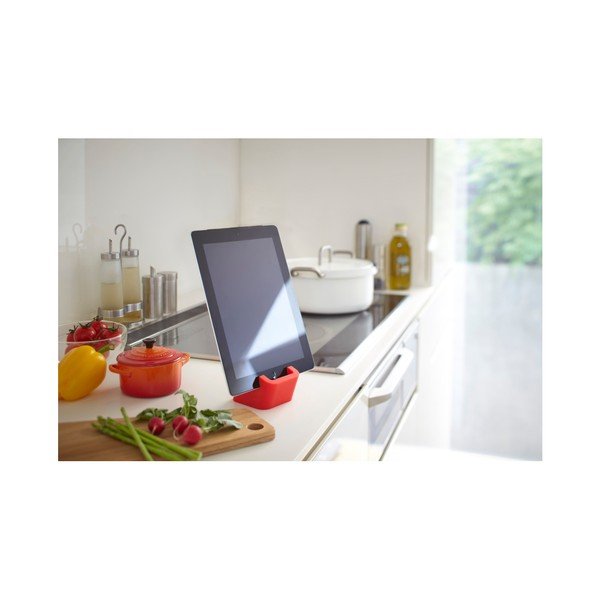 Červený stojan na tablet YAMAZAKI Square-image-1
