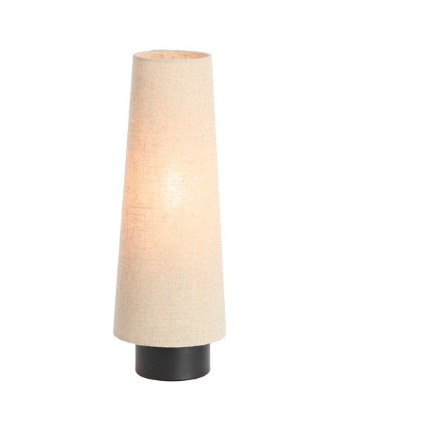 Béžová kovová stolová lampa s textilným tienidlom (výška  42 cm) Howie – Light & Living-image-2