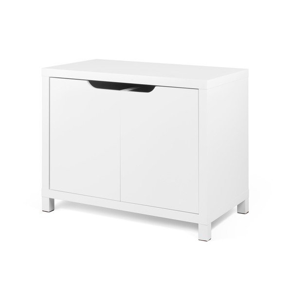 Biela komoda s 2 úložnými boxmi TemaHome Basic-image-2