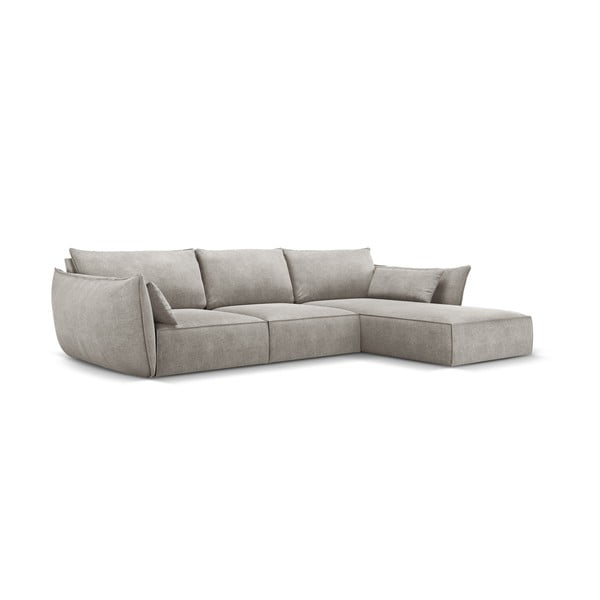 Svetlosivá rohová pohovka (pravý roh) Vanda - Mazzini Sofas-image-2