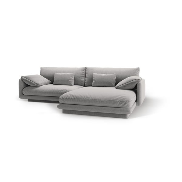 Svetlosivá rohová pohovka (pravý roh) Torino – Micadoni Home-image-1