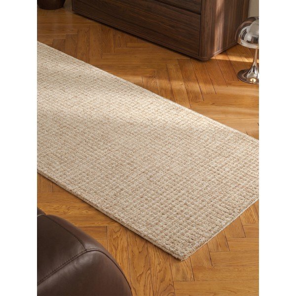 Vlnený behúň v prírodnej farbe 80x250 cm Eloise – Hanse Home-image-1