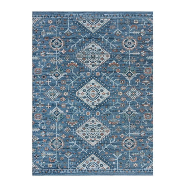 Modrý prateľný koberec 170x120 cm Match Chloe - Flair Rugs