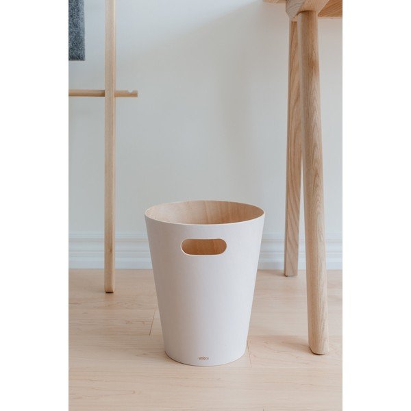 Drevený odpadkový kôš 7,5 l Woodrow – Umbra-image-1