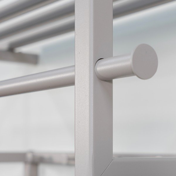 Taupe kovový nástenný vešiak s poličkou 76 cm Rizzoli – Spinder Design-image-4