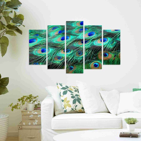 5-dielny obraz Peacock-image-1