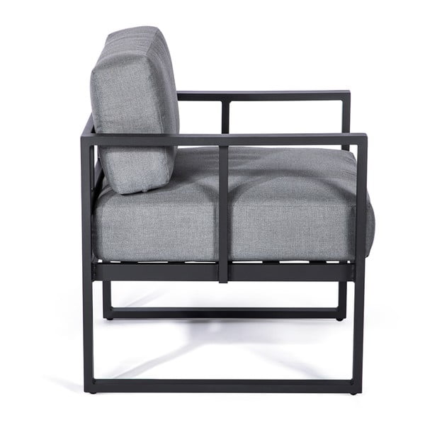 Grafitovosivé záhradné kreslo Bonami Selection Bellisima-image-4