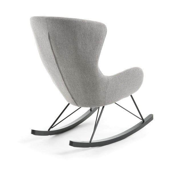 Sivé hojdacie kreslo Kave Home Valsa-image-3