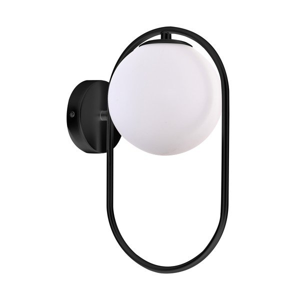 Čierne nástenné svietidlo Cordel - Candellux Lighting-image-1