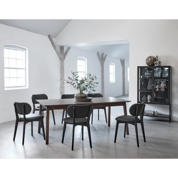 Rozkladací jedálenský stôl s doskou v dubovom dekore 95x190 cm Baro – Unique Furniture-image-1