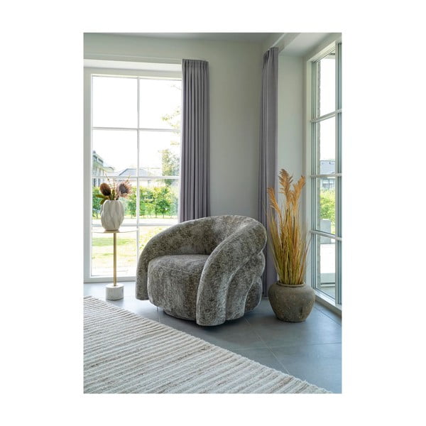 Krémový ručne tkaný vlnený behúň 80x180 cm Mango – House Nordic-image-3