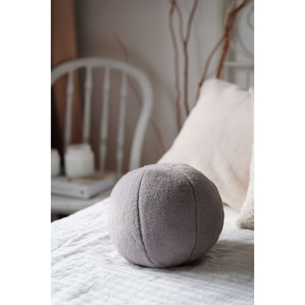 Dekoračný vankúš z mikroplyšu ø 25 cm Top – Mioli Decor-image-1