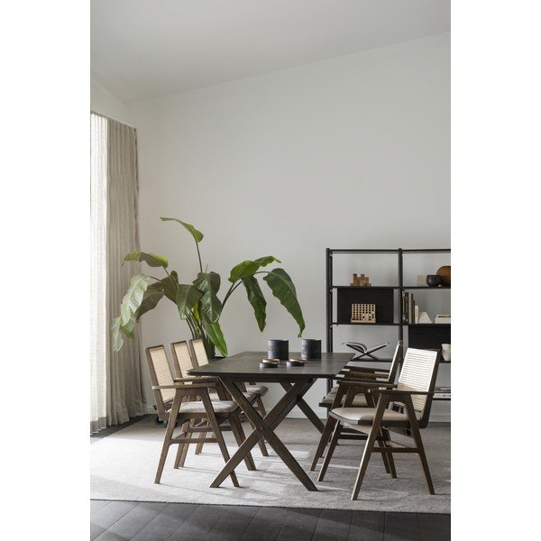 Jedálenský stôl s doskou v dubovom dekore 230x95 cm Calverton - Rowico-image-1